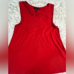 Eileen Fisher Bold Red Tank Top